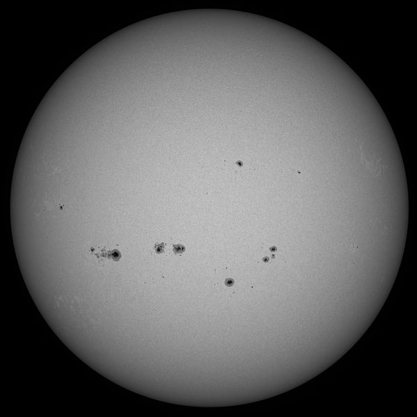 Sunspots 2014-07-06 - астрофотография