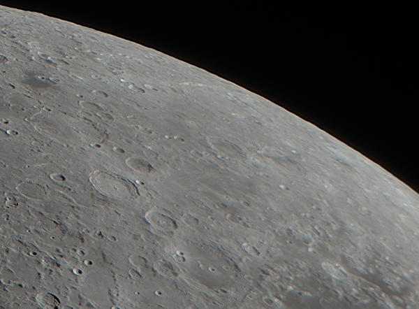 Луна 180521, фрагмент СЗ - астрофотография