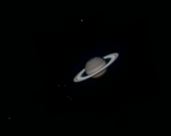 Сатурн и спутники 05.07.22 - астрофотография