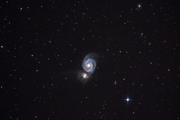 Whirlpool Galaxy - M51 - астрофотография