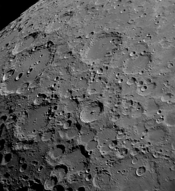 кратер Тихо, 200712 - астрофотография
