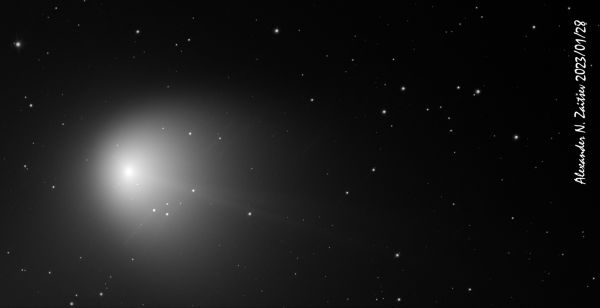 Комета C-2022 E3  ZTF в фильтре L - астрофотография