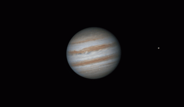 Анимация вращения Юпитера 16.08.23 (2.12 - 4.44) - астрофотография