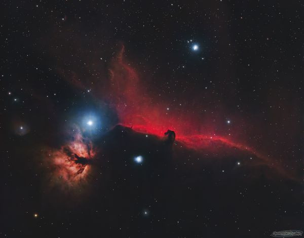 The Flame and the Horsehead - Astrophotography