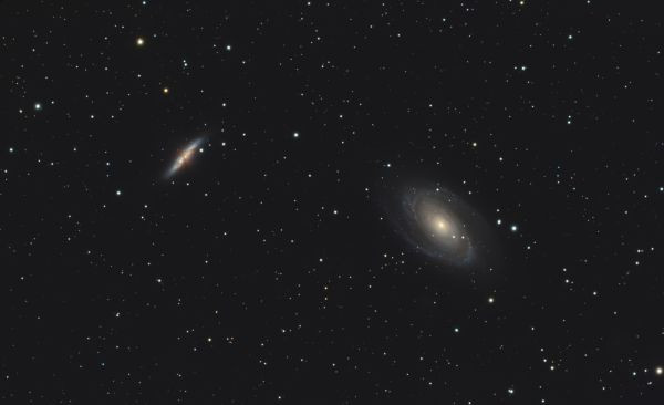 M81 and M82 Bode's Galaxy and the Cigar Galaxy - Astrophotography