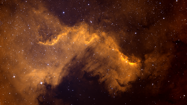 Space dog (NGC7000) - астрофотография