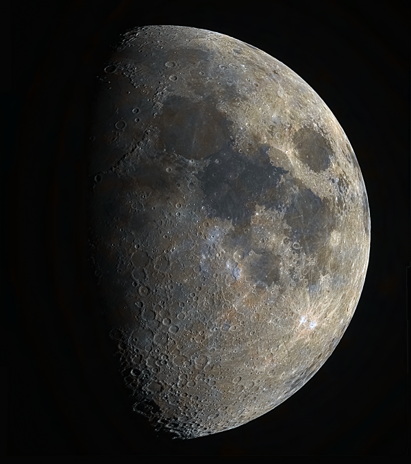 Луна в цвете от 19.01.2024 - астрофотография
