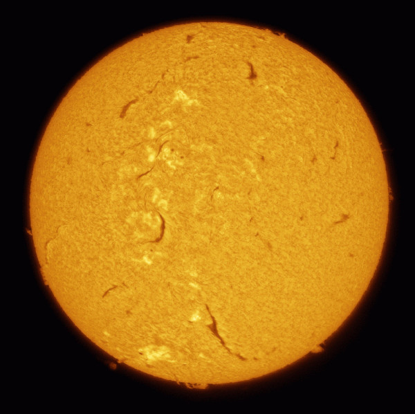 Animation of the full disk - Astrophotography