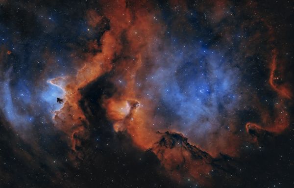 IC 1871  Внутри туманности "Душа" IC 1848 - астрофотография