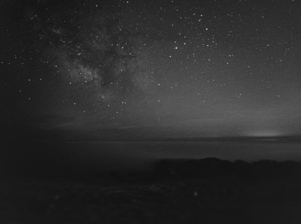 Milky Way and Black Sea - астрофотография