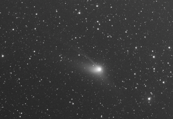 Анимация хвоста кометы C/2022 E3 ZTF - астрофотография