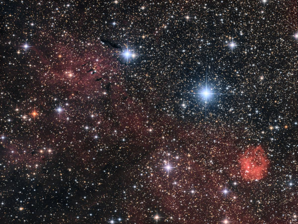 AGN20.18.3 (Emission Neb.) Ha_LRGB in Cygnus - астрофотография