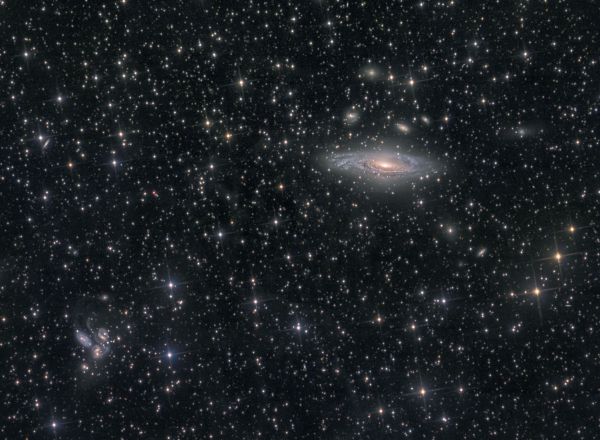 Квинтет Стефана, NGC 7331 - астрофотография