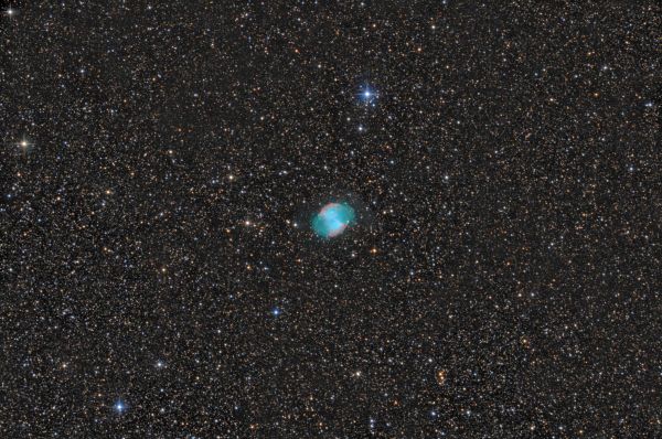 Dumbbell Nebula - M27 (wide angle) - астрофотография