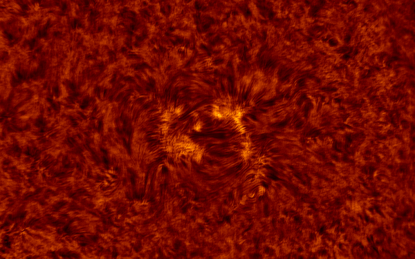 2020.10.25 Sun AR H-Alpha (color) - астрофотография
