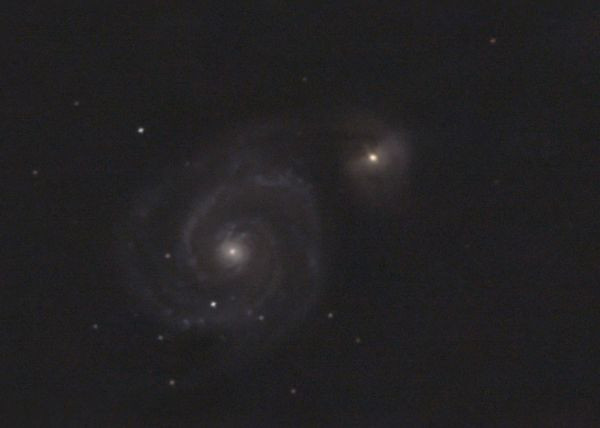 Test of the whirlpool. - Astrophotography