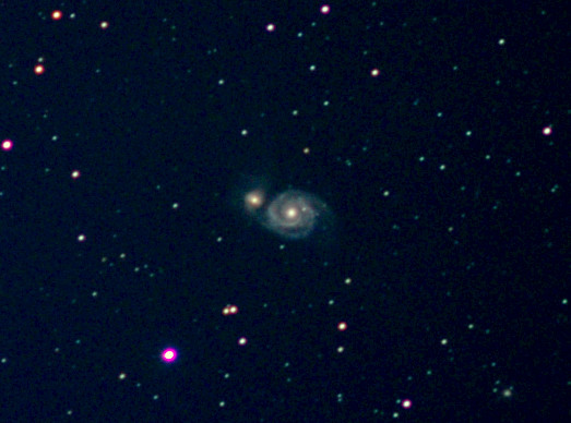 M51 - The Whirlpool Galaxy - Astrophotography