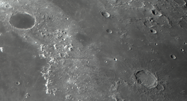 Луна. Кратеры Платон и Аристотель. Горы Альпы. (16.08.2022) - астрофотография