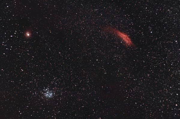 Pleiades, California, and Mars - Astrophotography