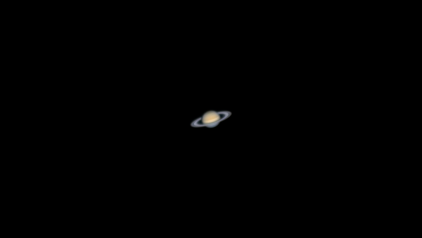 Сатурн  10.09.2022. Высота 12° - астрофотография