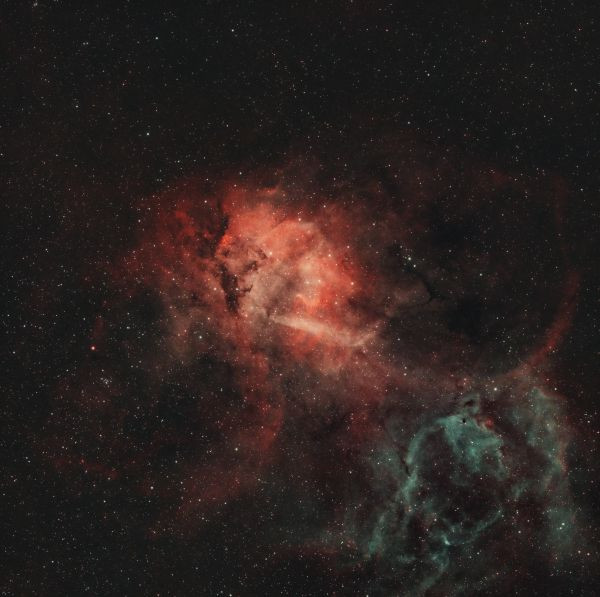 Sh2-132 - Lion Nebula, RASA 8