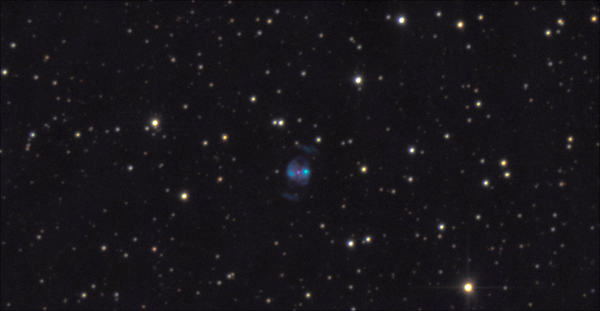 NGC 2371. Планетарная туманность в Близнецах. - астрофотография