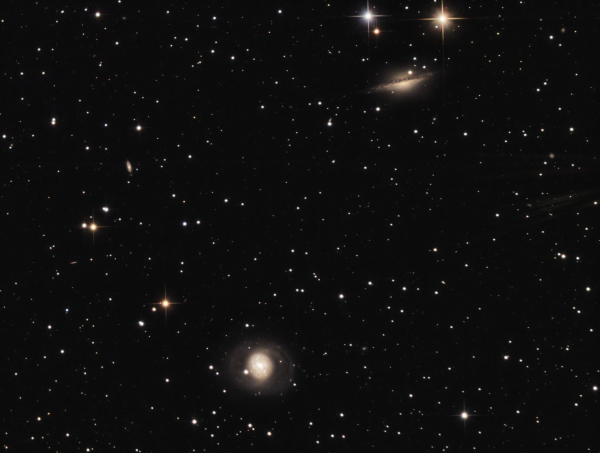 M77 and ngc1055 LRGB - астрофотография