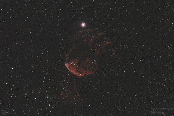 IC 443 Jellyfish Nebula - астрофотография