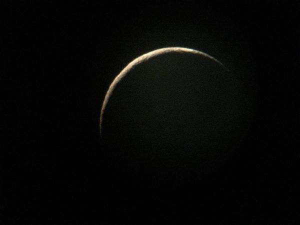 Waxing Crescent - астрофотография