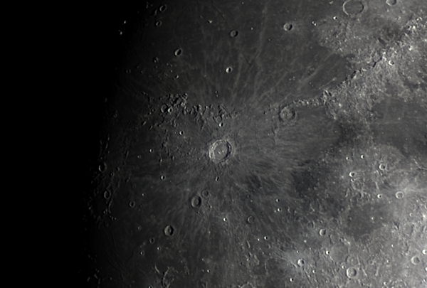 Луна. Кратер Коперник. от 22.01.2024 - астрофотография