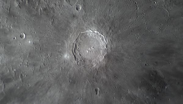 Кратер Коперник - астрофотография