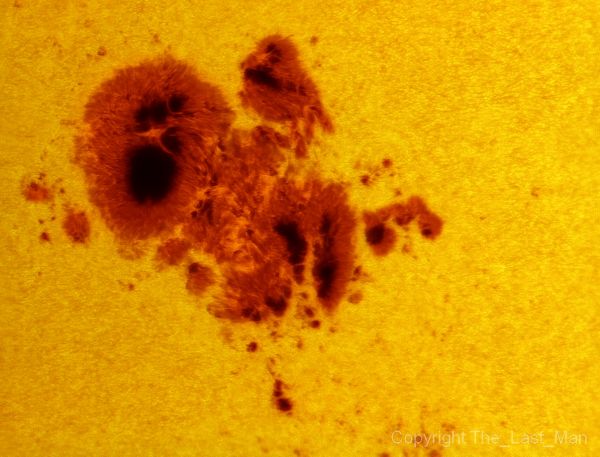 Sunspot group 2192, 22 oct 2014 - астрофотография