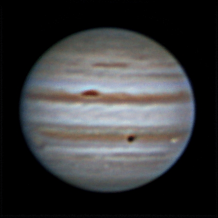 Rotation of Jupiter, 24 nov 2011, 22:50-23:08 (maybe wrong date) - астрофотография