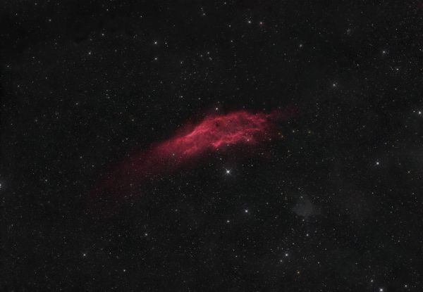 Туманность калифорния ngc 1499 - астрофотография