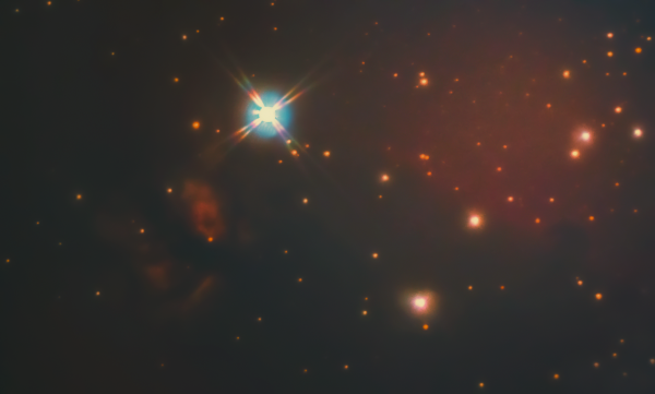 Туманность Пламя(NGC 2024) и туманность Конская голова(IC 434) 03.03.2023 - астрофотография