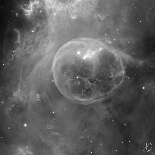 NGC7635 Bubble in Ha filter