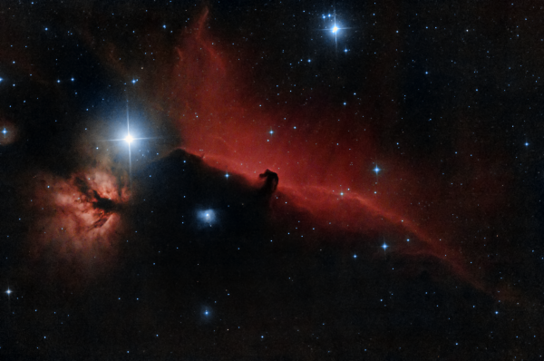 The Horsehead & Flame nebula - астрофотография