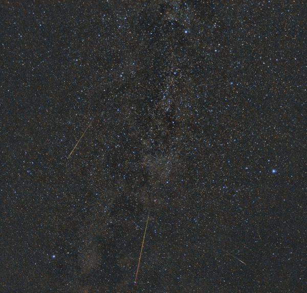 Perseid meteors 2019 - астрофотография