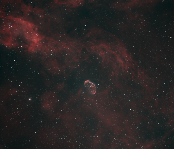 Серп NGC6888 - астрофотография