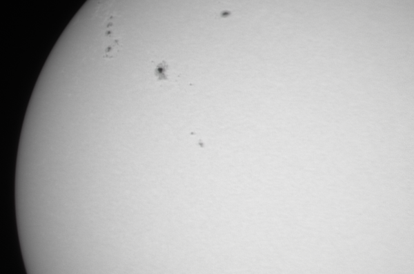 Группа пятен на Солнце 14.05.23 - астрофотография