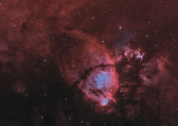Туманность "Рыбья голова" IC 1795 - астрофотография
