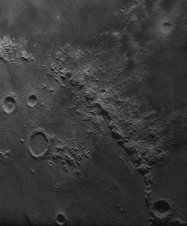 Луна-Апеннины-кратеры Архимед--Аристилл-Автолик-Эратосфен 09.05.2022 - астрофотография