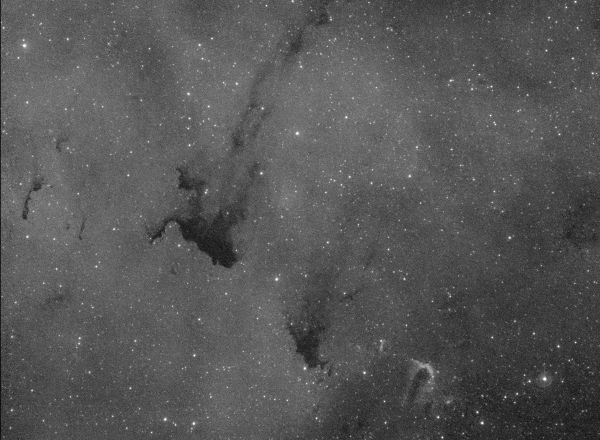 Barnard 161 and Barnard 163 in Ha - астрофотография