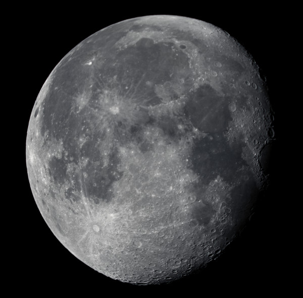 Moon, phase 0.9 - Astrophotography