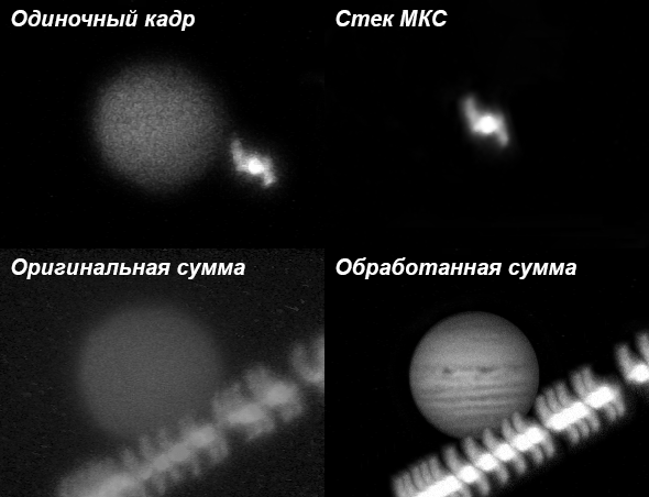 Транзит МКС по Юпитеру 10.07.2022 - астрофотография