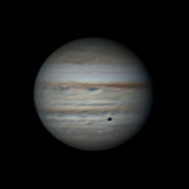 Юпитер и тень от Европы 23.07.22 - астрофотография