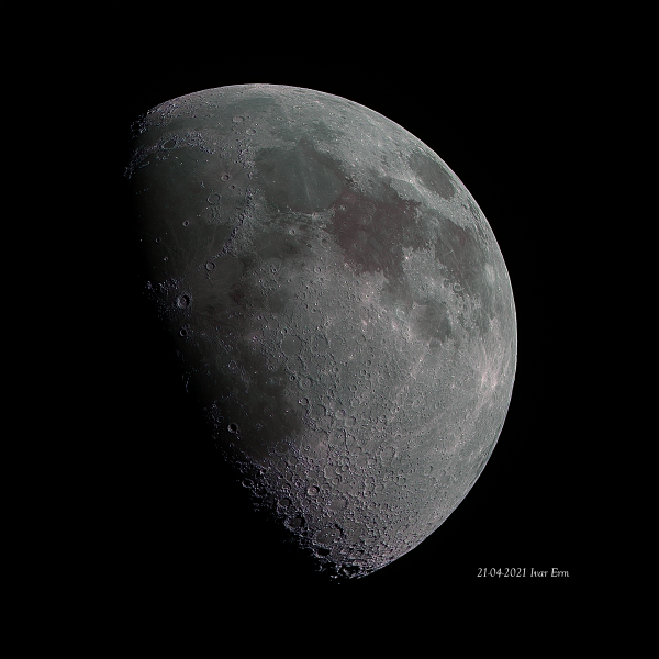 Partial Moon April - астрофотография