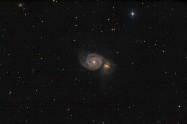 M51 - "Водоворот" - астрофотография