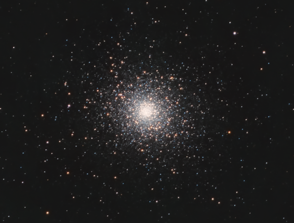 Globular cluster M5, cropped center of the frame (version 2) - Astrophotography