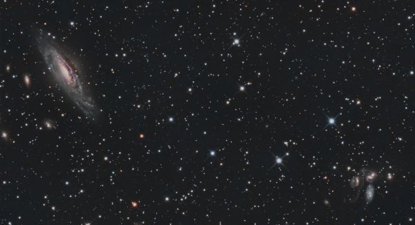 Галактика NGC7331 и Квинтет Стефана - астрофотография